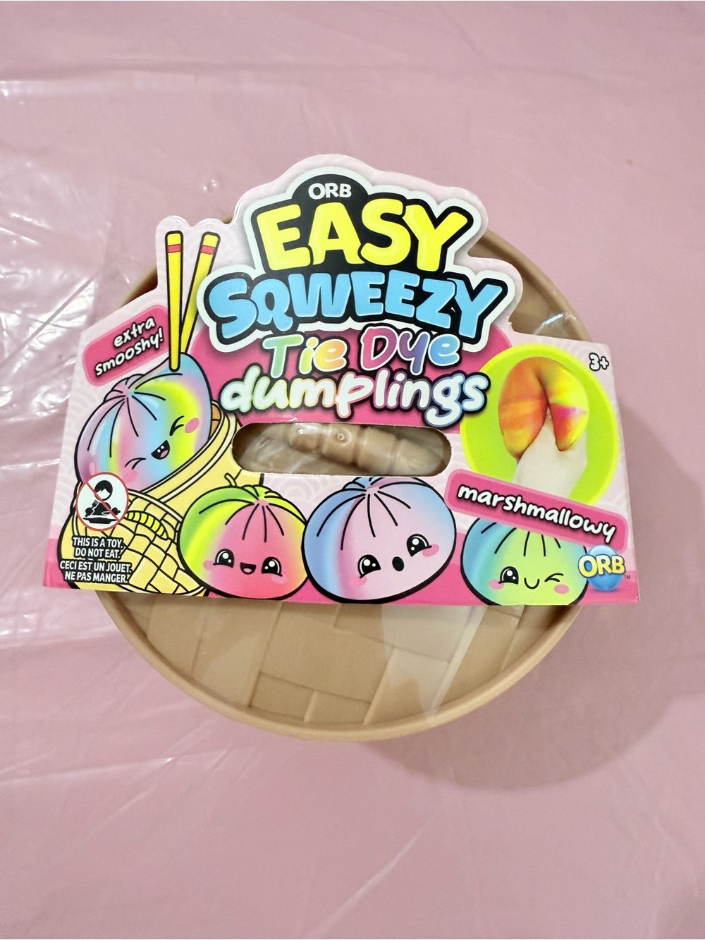 ORB Easy Squeezy Tie Dye Dumplings - Marshmallow Color